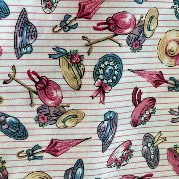NRFP Vintage 100% Cotton Retro coordinated Fabric for crafting. - Picture 4 of 4